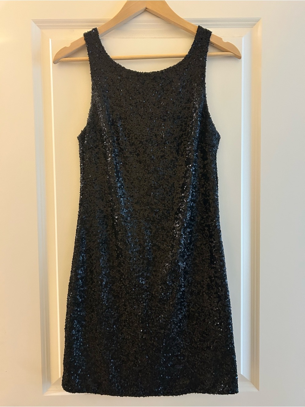 Vintage Black Sequin Dress